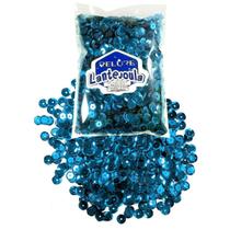Lantejoula Metalizada Azul N06 com 1000 Unidades
