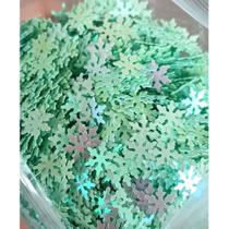 Lantejoulas 2g/Glitters/Brilho Floco de Neve 9mm -