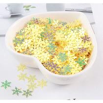 Lantejoulas 2g/Glitters/Brilho Floco de Neve 9mm -
