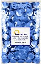 Lantejoulas Metalizada 12mm Azul Royal C/1000 LANTEJOULAS METALIZADA 12MM AZUL ROYAL C/1000