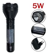 Lanterna 1 LED 5W Recarregável Bivolt Solar Linha Premier SQ3806