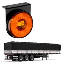 Lanterna 1 Maria Carreta LED Âmbar 85mm Saída Fios