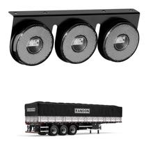 Lanterna 3 Marias Randon LED Cristal 85mm Saída Fios