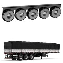 Lanterna 5 Marias Carreta LED Cristal 85mm Saída Fios