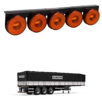 Lanterna 5 Marias Randon LED Âmbar 85mm Saída Fios Lanterna 5 Marias Randon LED Âmbar 85mm Saída Fios
