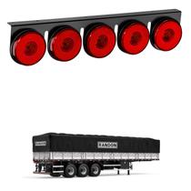 Lanterna 5 Marias Randon LED Rubi 85mm Saída Fios Lanterna 5 Marias Randon LED Rubi 85mm Saída Fios