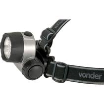 Lanterna 6 leds lc007 para cabeça 3AAA - Vonder