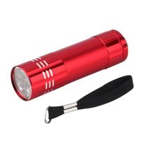Lanterna 9 Led Uv Luz Ultra Violeta Seca Unha Gel Esmalte Ge