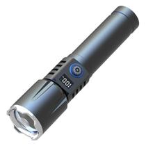 Lanterna a laser de alta potência, tocha tática com zoom USB