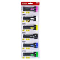 Lanterna à Pilha 12cm com 1 LED Color - Tudo em Caixa