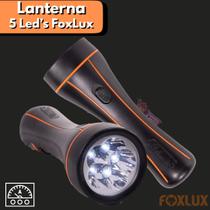 Lanterna ABS 05 Leds Foxlux Recarregável Bivolt Lanterna ABS 05 Leds Foxlux Recarregável Bivolt