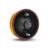 LANTERNA ADAPTACAO AMARELA LED para COM LENTE LISA ADPTACAO