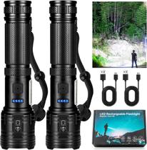 Lanterna AURASEASON High Lumens Recarregável de 90.000 LM, pacote com 2