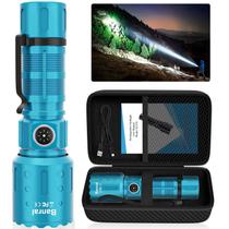 Lanterna Banral High Lumens Recarregável Impermeável Turquesa Lanterna Banral High Lumens Recarregável Impermeável Turquesa