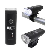 Lanterna Bike Recarregavel Usb Farol Led Forte Resistente À Água 350LM - LuaTek