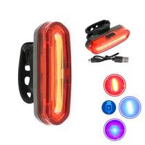Lanterna Bike Sinalizador Traseiro 3 Cores Recarregável USB - Bike Light