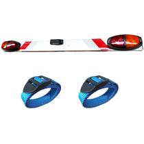 lanterna bike suporte sinalizadora traseira pisca farol