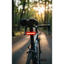 Lanterna Bike USB 3 Cores LED 70lm 15h Segura