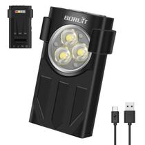 Lanterna BORUIT V7 LED Mini High Lumens EDC Chaveiro Preto