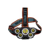 Lanterna Cabeça 5 Led USB Recarregavel Longo Alcance