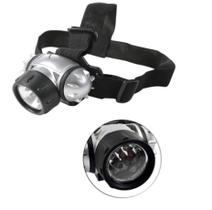 Lanterna Cabeça 9 Leds Potente Mecânico Ciclista Pesca