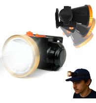 Lanterna Cabeça Recarregável Led Potente Bike Camping Trilha Branco Preto Prova Dágua Lanterna Cabeça Recarregável Led Potente Bike Camping Trilha Branco Preto Prova Dágua