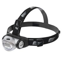 Lanterna Cabeça Turbo C/8 Led's Pesca Camping Bicicleta Caça