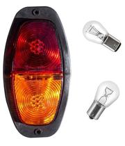 Lanterna Canoinha Carretinha Reboque Bicolor C/ Lâmpada