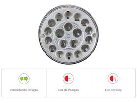 Lanterna Carreta Facchini Avulsa LED - Cristal