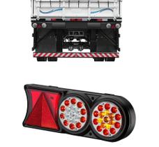 Lanterna Carreta Implementos Cristal LED Lado Direito