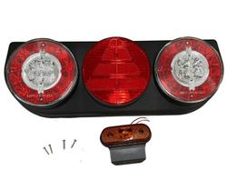 Lanterna Carreta Traseira Fachini Led 24v Lado Esquerdo