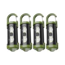 Lanterna Chaveiro Recarregável Ultra Brilhante 800LM EDC COB Luz De Trabalho Mini Lanterna Portátil