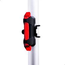 Lanterna Ciclismo Sinalizador Recarregável USB Prova Água Lanterna Ciclismo Sinalizador Recarregável USB Prova Água