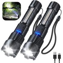 Lanterna Cinlinso High Lumens Recarregável 990000LM, pacote com 2
