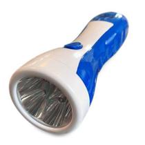 Lanterna com 5 Leds Recarregavel Portatil Azul Maxmidia - Maximidia