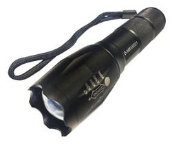 Lanterna Com Sinalizador Usb Camping Pesca 8501 Preto Recarregável - B-max