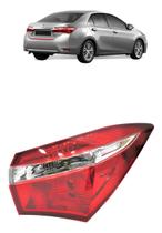 Lanterna Corolla 2015 2016 2017 Canto Sem Led Direito/passageiro Vermelho