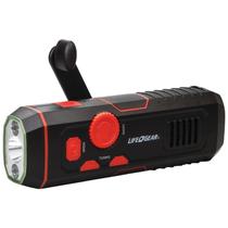 Lanterna Crank Life Gear StormProof com rádio, carregamento USB
