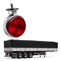 Lanterna Cromada Bojuda Foguinho Rubi Carreta Rubi