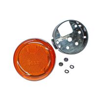 Lanterna Da Seta Lateral Led Delivery Meteor Euro 5 Constellation Bivolt Laranja Com Suporte 3 Vias - IAM - 85.052.000 Lanterna Da Seta Lateral Led Delivery Meteor Euro 5 Constellation Bivolt Laranja Com Suporte 3 Vias - IAM - 85.052.000