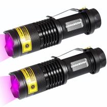 Lanterna DARKBEAM UV 395nm LED ultravioleta 5W, pacote com 2