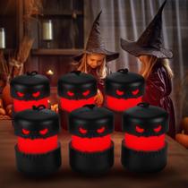 Lanterna de acampamento Halloween Skeleton, pacote com 6 unidades EverBrite