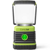 Lanterna de acampamento LED Consciot 1000LM 4 modos de luz IPX4
