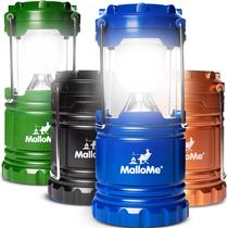 Lanterna de acampamento MallOme Multicolor, pacote com 4, 350 lúmens Lanterna de acampamento MallOme Multicolor, pacote com 4, 350 lúmens