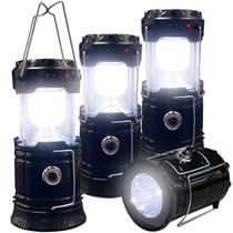 Lanterna de acampamento XTAUTO dobrável portátil LED impermeável