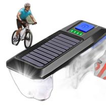 Lanterna De Bike Bike/5 Modos De Energia Solar Carregada