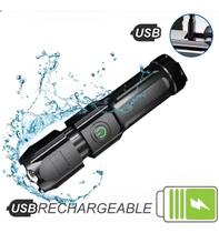 Lanterna de Bolso Tática Mini LED 800 lm USB Recarregável