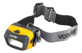 Lanterna De Cabeça 120 Lúmens Led Cob Lcv Capacete Vonder Branco Amarelo