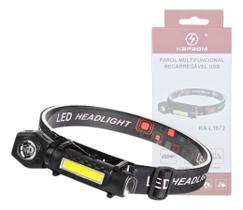 Lanterna De Cabeça 2 Em 1 Luz Led Xpe + Cob KA-L1972
