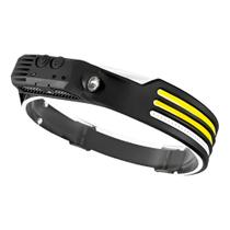Lanterna de Cabeça 3 LEDs Farol Recarregável USB Lanterna de Cabeça 3 LEDs Farol Recarregável USB